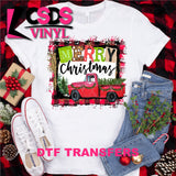 DTF Transfer - DTF000056 Merry Christmas Vintage Truck