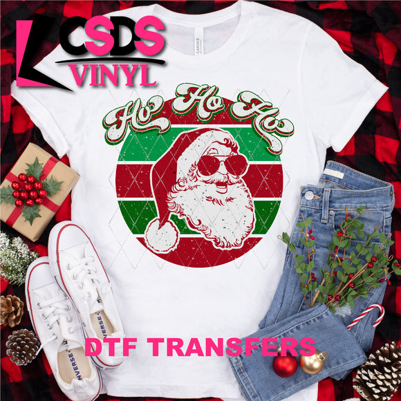 DTF Transfer - DTF000062 Ho Ho Ho Vintage Santa