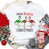 DTF Transfer - DTF000116 Merry Flocking Christmas