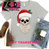 DTF Transfer - DTF000124 Santa Skull