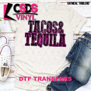 DTF Transfer - DTF000230 Tacos & Tequila