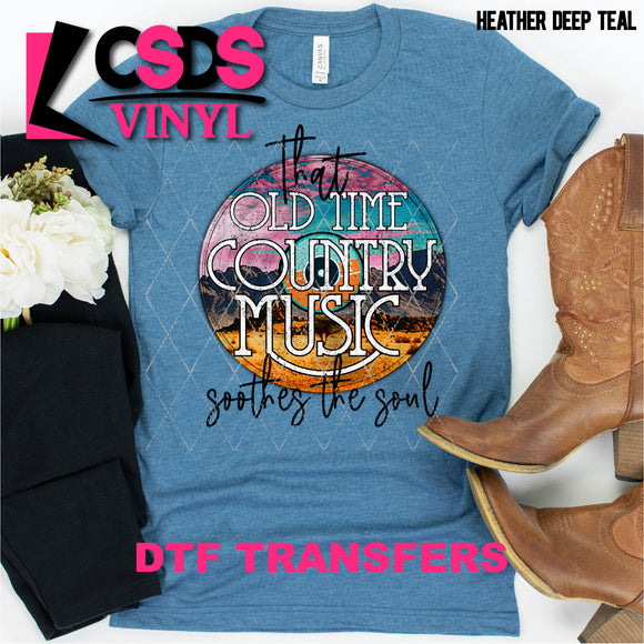 DTF Transfer - DTF000232 Old Time Country Music