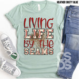 DTF Transfer - DTF000258 Living Life by the Seams Baseball