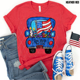 DTF Transfer - DTF000275 Patriotic Truck