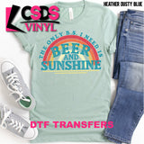 DTF Transfer - DTF000286 Beer and Sunshine