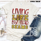 DTF Transfer - DTF000305 Living Life by the Seams Softball