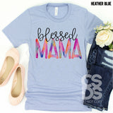 DTF Transfer - DTF000312 Watercolor Blessed Mama