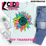 DTF Transfer - DTF000334 Tie Dye Sunflower