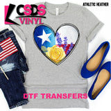 DTF Transfer - DTF000342 Texas Heart
