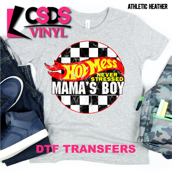 DTF Transfer - DTF000357 Hot Mess Mama's Boy