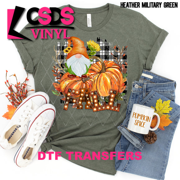 DTF Transfer - DTF000376 Fall Gnome