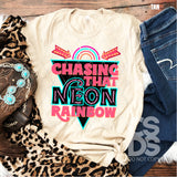 DTF Transfer - DTF000381 Chasing that Neon Rainbow