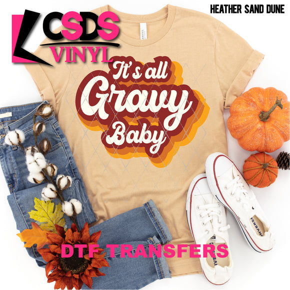 DTF Transfer - DTF000423 It's all Gravy Baby