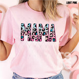 DTF Transfer - DTF000467 Pink & Blue Leopard Mama