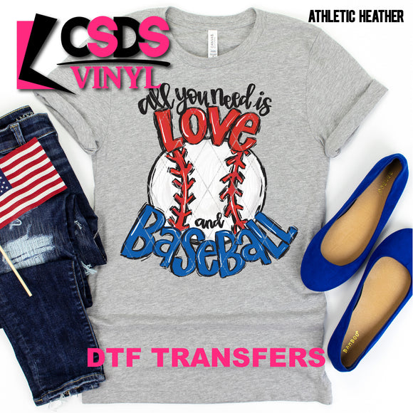 DTF Transfer - DTF000471 Love and Baseball