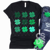 DTF Transfer - DTF000494 St. Patrick's Day Watercolor Clovers