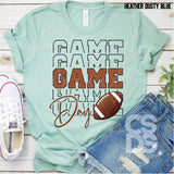 DTF Transfer - DTF000553 Game Day Cursive Stacked Word Art