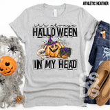 DTF Transfer - DTF000602 It's Always Halloween in My Head