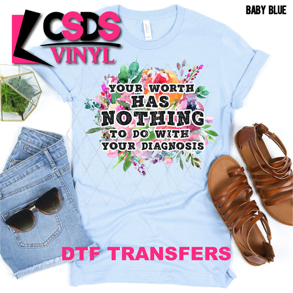 DTF Transfer - DTF000632 Your Worth