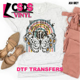 DTF Transfer - DTF000635 With Brave Wings She Flies