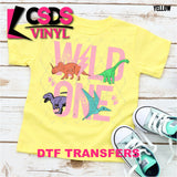 DTF Transfer - DTF000660 Wild One Dinosaurs Girl