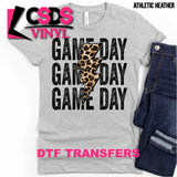 DTF Transfer - DTF000701 Game Day Stacked Word Art Lightning