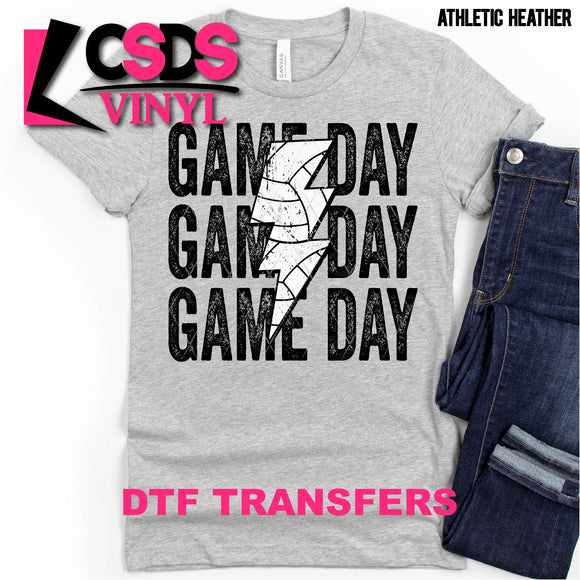 DTF Transfer - DTF000704 Volleyball Game Day Stacked Word Art