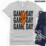 DTF Transfer - DTF000705 Basketball Game Day Stacked Word Art