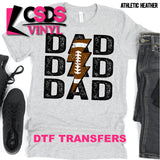 DTF Transfer - DTF000709 Football Dad Stacked Word Art