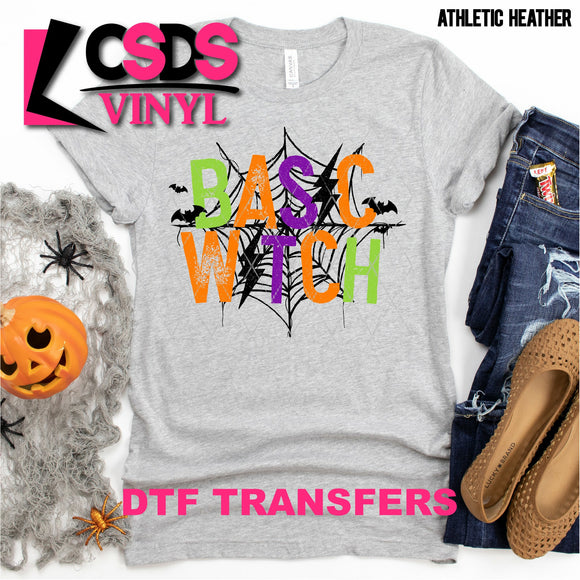 DTF Transfer - DTF000721 Basic Witch Sider Web