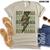 DTF Transfer - DTF000746 Boy Mama Stacked Word Art Camo