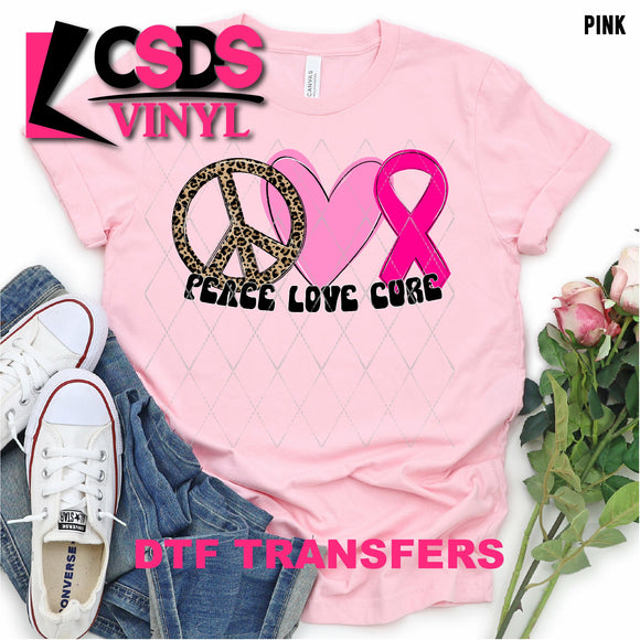 DTF Transfer - DTF000748 Peace Love Cure