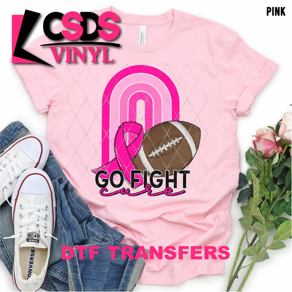 DTF Transfer - DTF000749 Go Fight Cure Football