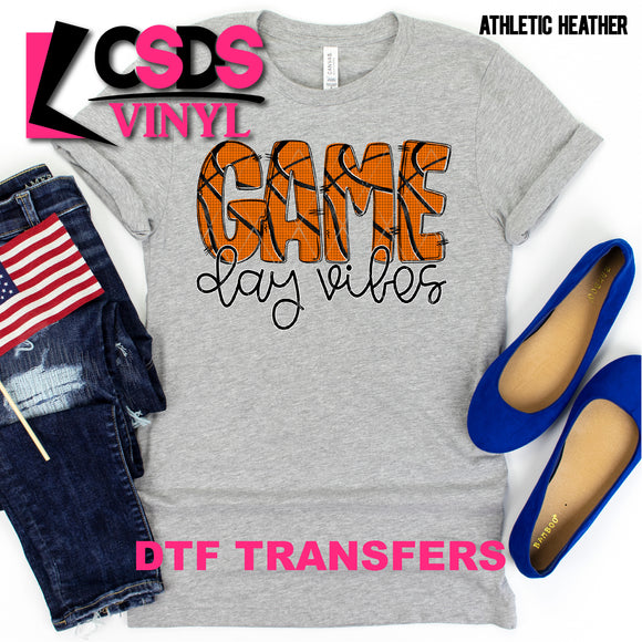 DTF Transfer - DTF000757 Basketball Game Day Vibes