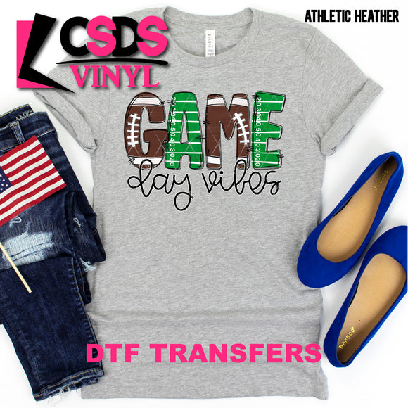DTF Transfer - DTF000758 Game Day Vibes Football