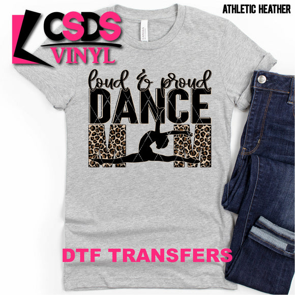 DTF Transfer - DTF000813 Loud & Proud Dance Mom Leopard