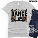 DTF Transfer - DTF000813 Loud & Proud Dance Mom Leopard
