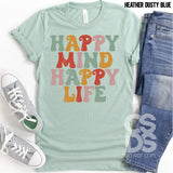 DTF Transfer - DTF000846 Retro Healthy Mind Happy Mind