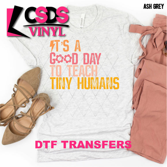 DTF Transfer - DTF000848 It's A Good Day To Teach Tiny Humans