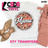 DTF Transfer - DTF000852 Mama Floral