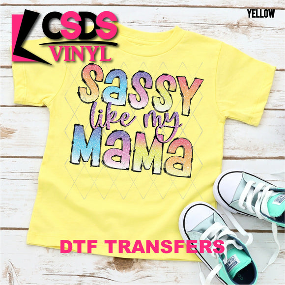 DTF Transfer - DTF000857 Sassy Like My Mama