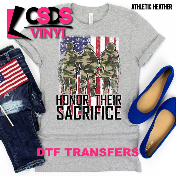 DTF Transfer - DTF000861 Honor Their Sacrifice