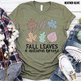 DTF Transfer - DTF000887 Fall Leaves & Autumn Breeze