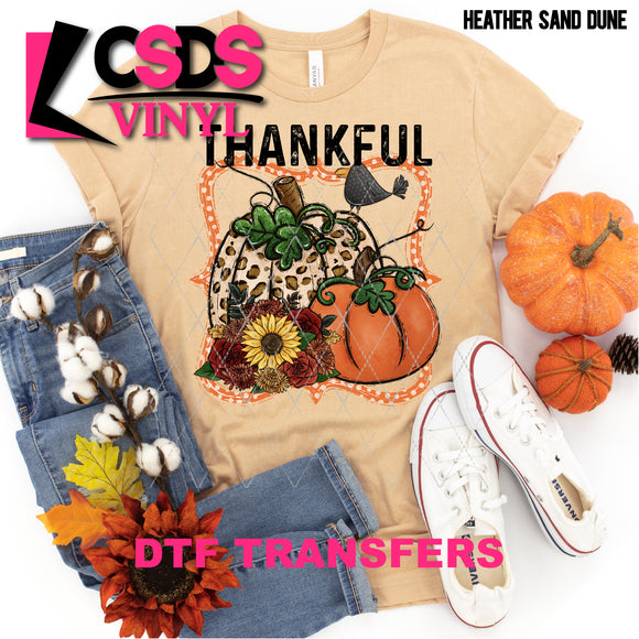 DTF Transfer - DTF000947 Thankful Pumpkins