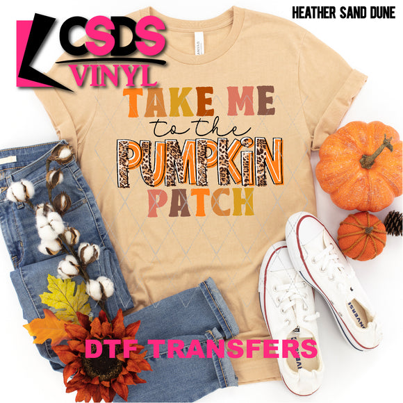 DTF Transfer - DTF000949 Take Me to the Pumpkin Patch