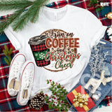 DTF Transfer - DTF001018 Coffee and Christmas Cheer