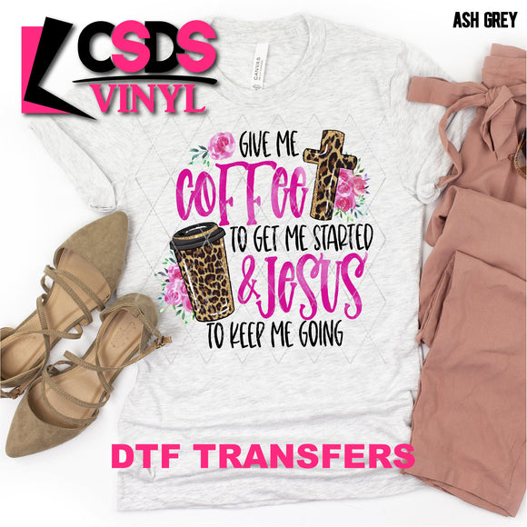 DTF Transfer - DTF001030 Coffee & Jesus