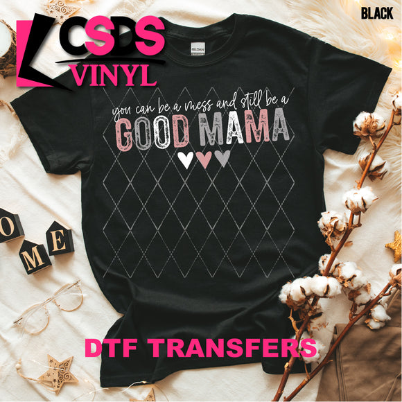 DTF Transfer - DTF001052 Be a Good MAMA- White heart 1st