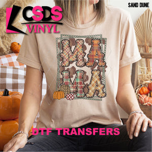 DTF Transfer - DTF001068 Fall MAMA