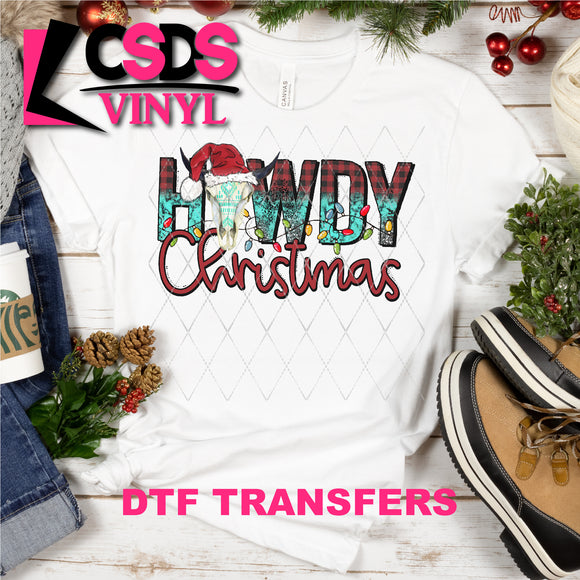 DTF Transfer - DTF001075 Howdy Christmas